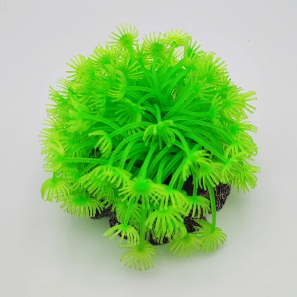 Kunstig koral Xenia (Green) 9x9x10 cm